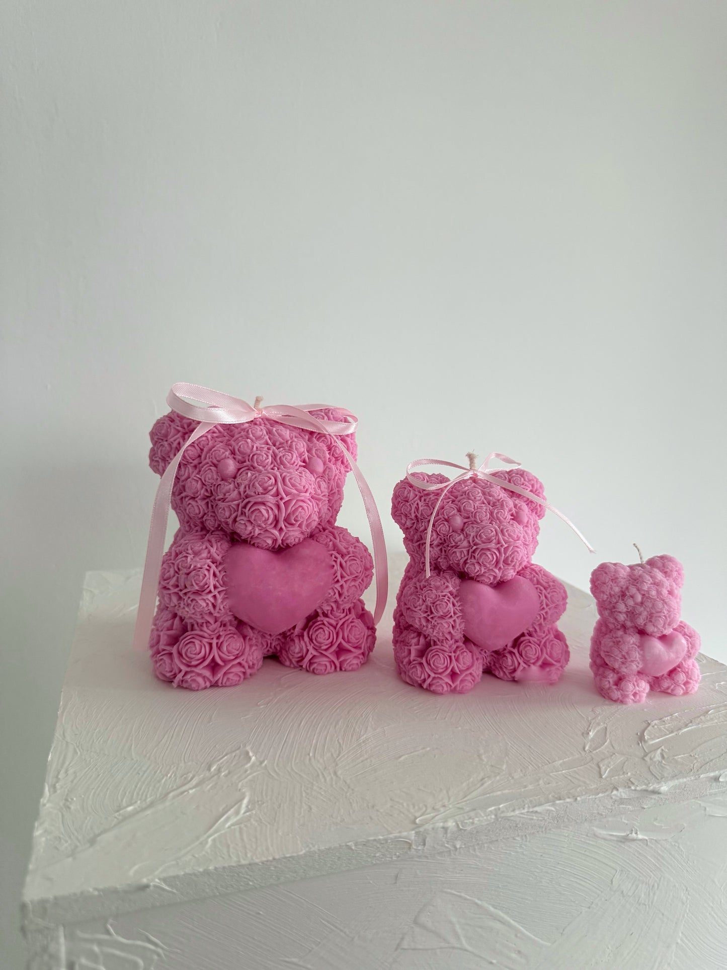 Rose Bear Candle Collection