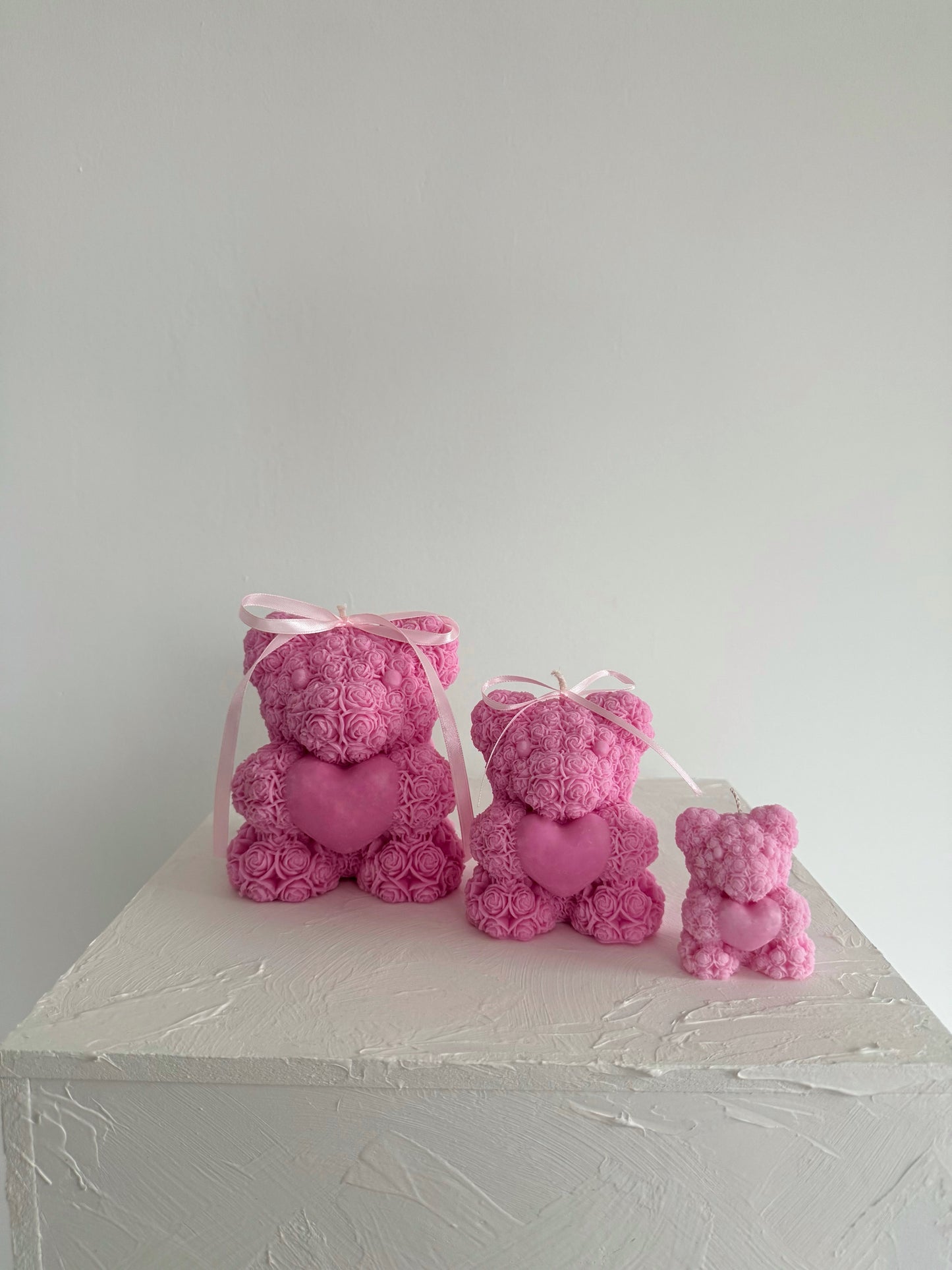 Rose Bear Candle Collection