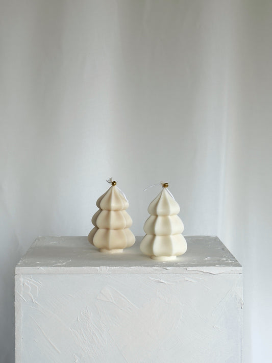 Velvet tree candle