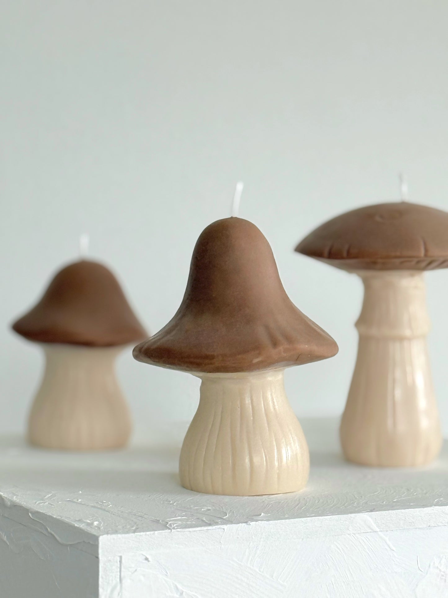 Mushroom candle