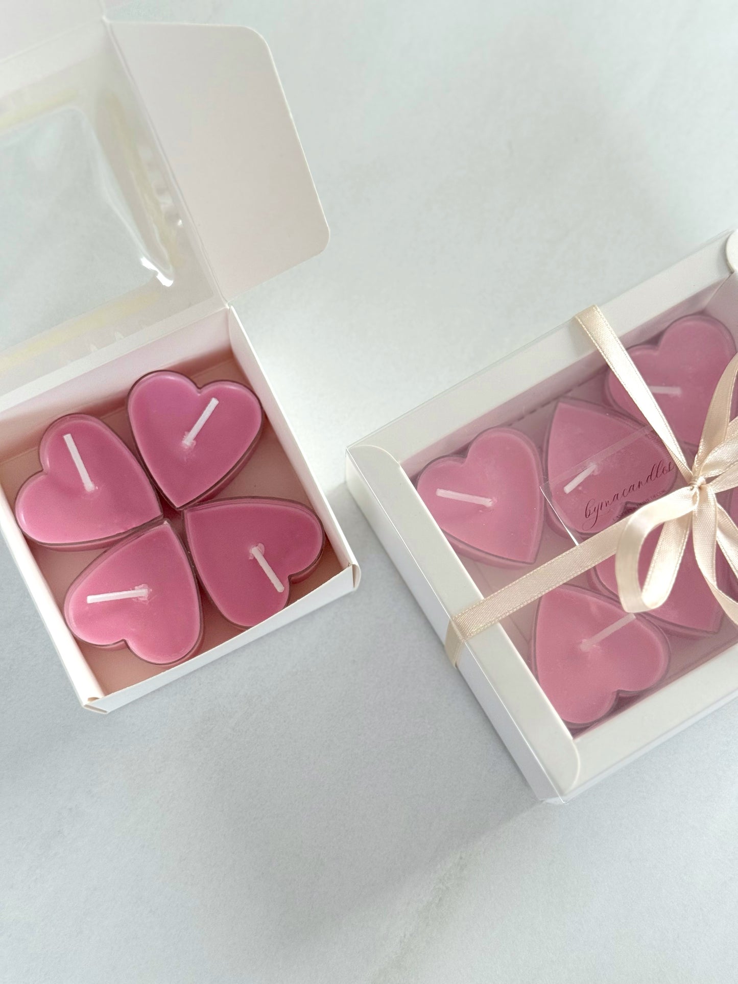 Heart Candle Gift Set