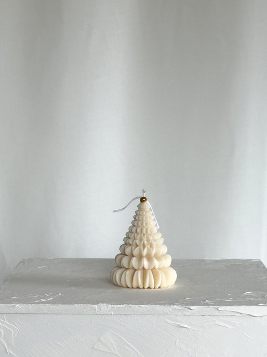Sculpted Tree Candle